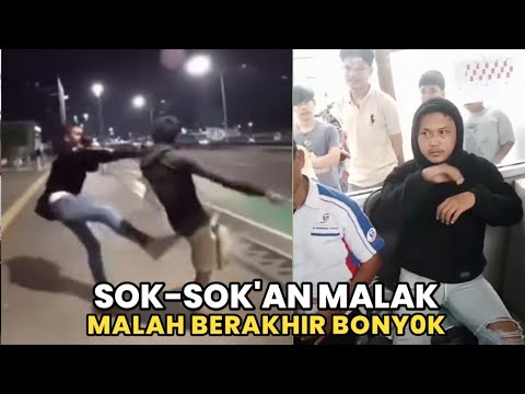 Reman Salah Palak,Malah Berakhir Bony0k Dihajar Korban