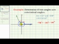 Understanding Coterminal Angles