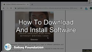 How To Download And Install Software