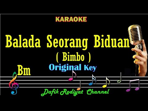 Balada Seorang Biduan (Karaoke) Bimbo/ Nada Asli/ Original Key Bm