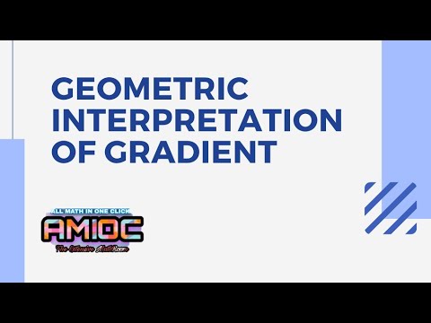 Geometric Interpretation of Gradient Vector