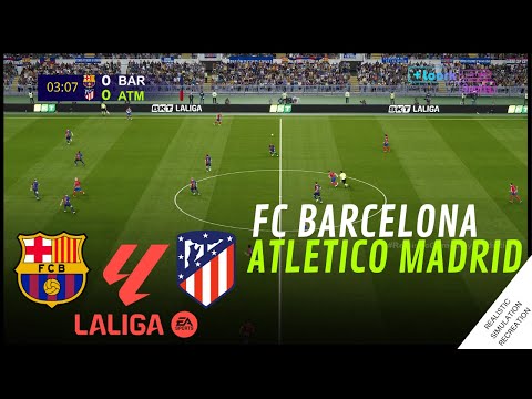 Barcelona vs Atletico Madrid LaLiga 24/25 - Full Match Simulation and Prediction