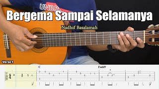 Bergema Sampai Selamanya - Nadhif Basalamah - Fingerstyle Guitar Tutorial + TAB & Lyrics
