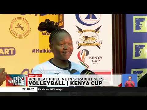 YouTube video thumbnail: KCB Women Volleyball Team Win the Inaugural Kenya Cup