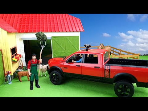 🚒 Fire Truck, Ambulance, and Police Rush to the Rescue | Farm Fire! Exciting Video for Kids