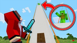 Den Turm Raufklettern Um Meinen Freund Zu Retten in Minecraft