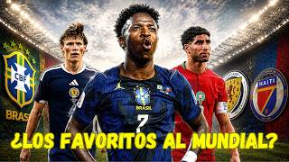 BRASIL Y MARRUECOS MANDAN UN MENSAJE AL MUNDIAL - ¿SON FAVORITOS?