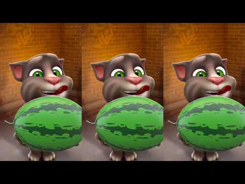 Talking Tom gameplay 🍑🍏🥭🍉🍋🍐🍈🍓