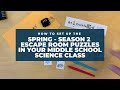 Escape Room Activities in Science