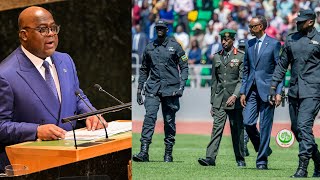 IBIREGO BIKAKAYE KU RWANDA: TSHISEKEDI AKOREYE U RWANDA IKOSA RIKOMEYE MURI AMERIKA MURI ONU
