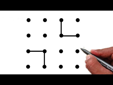 How to draw beautiful design drawing from 4×4 dots | easy design drawing for beginners