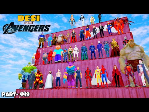 DESI Avengers Plan a Love Trap for Final Shaitaan with Kratos in GTA 5 | GTA V MODS #449