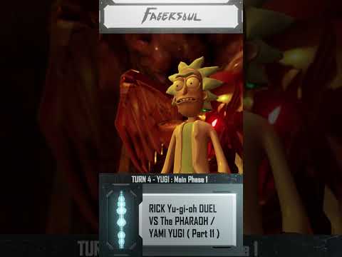 RICK Duels YUGI (PART 11) In YuGiOh Rick & Morty #yugioh #rickandmorty #shorts