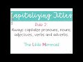 Capitalization Rules in Titles