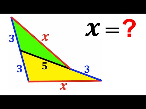 Can you calculate the side length X? | (Trigonometry) | #math #maths | #geometry