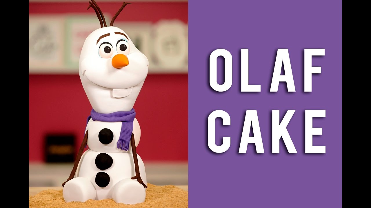 How To Make An OLAF CAKE! Caking This FROZEN Snowman Out Of Chocolate Cake & GANACHE!