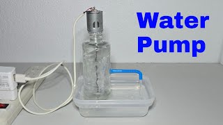 Handmade Water Pump with recyclable materials | Science Project