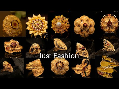 latest 22k gold finger ring designs||22ct rings||Women rings design ||latest gold rings