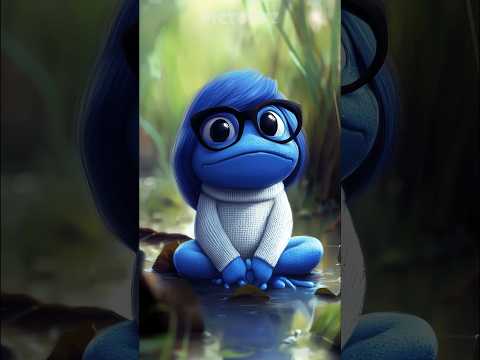 Inside Out 2 as FROG! 🐸+ Evil Joy | (Cartoon Animation)