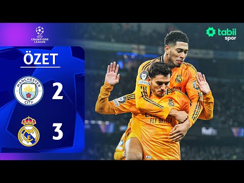 Şampiyonlar Ligi Play-Off Turu | Manchester City - Real Madrid (Özet)