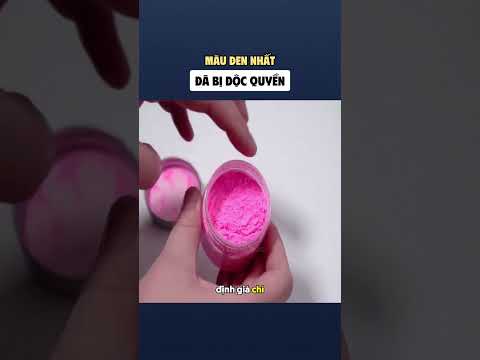 Màu đen nhất đã bị độc quyền