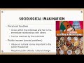 Understanding Sociology and Sociological Imagination