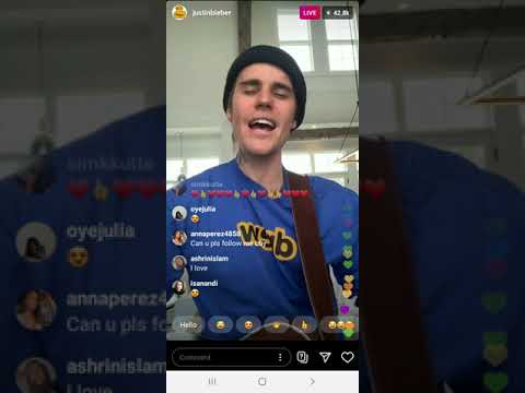 Justin Bieber - Habitual  & Available Acoustic live on Instagram