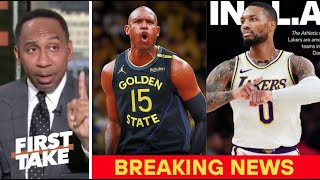 FIRST TAKE | Stephen A. on Lakers could sign with Damian Lillard and Warriors sign with Al Horford