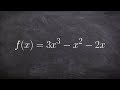Understanding Polynomial Functions and Zeros