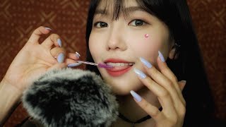 ASMR Korean 잠이 오는 속삭임과 입소리(호불호 주의) 💋 寝たくなる囁きとマウスサウンド Tingly Mouth Sounds For Sleep 💤