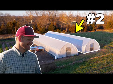 We built ANOTHER High Tunnel Greenhouse (Didn't quite go as planned)