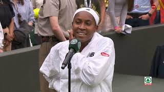 Coco Gauff  Post-match Press Conference Round 2 | Wimbledon 2024
