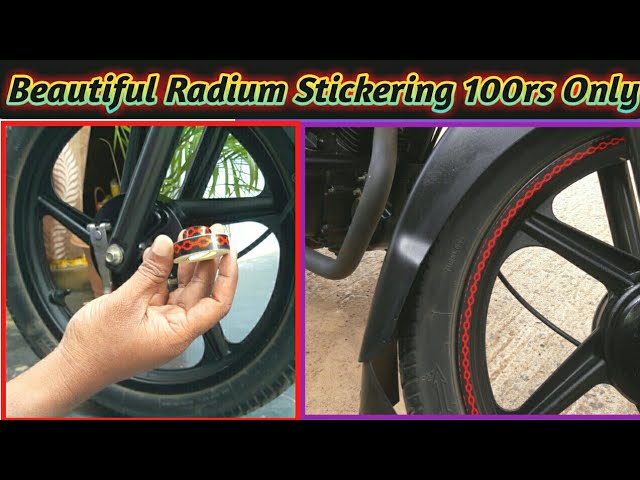 bike wheel radium