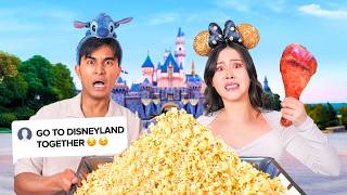 Eating ONLY DISNEYLAND FOOD for 24h !!!  @davidmatthew_ 【 DISNEY VLOG 】