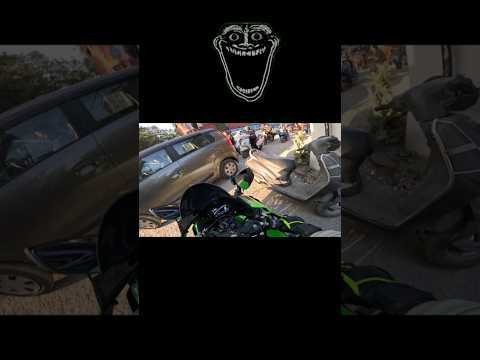 Zx10r 💚 Sa Traffic😈 ma ladki 👰‍♀️dekar 😱shoked💀 ho gai reaction💀 vlogs✌ video hyper rider#trending