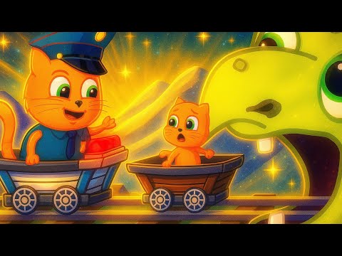 Família de Gatos - SONHO LOUCO 🤪🌙🎢 Desenho Animado em Português Brasil