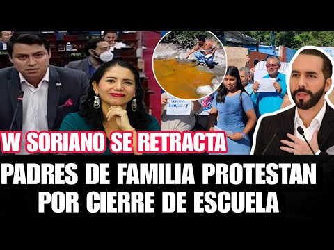 PROTESTA POR CIERRE DE ESCUELA, WILLIAM SORIANO DICE QUE SU VIDEO DE MINERIA FUE MANIPULADO