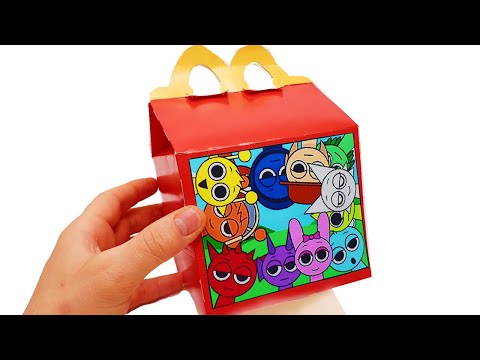 👀Mystery SPRUNKI  HAPPY MEAL Openning BOX