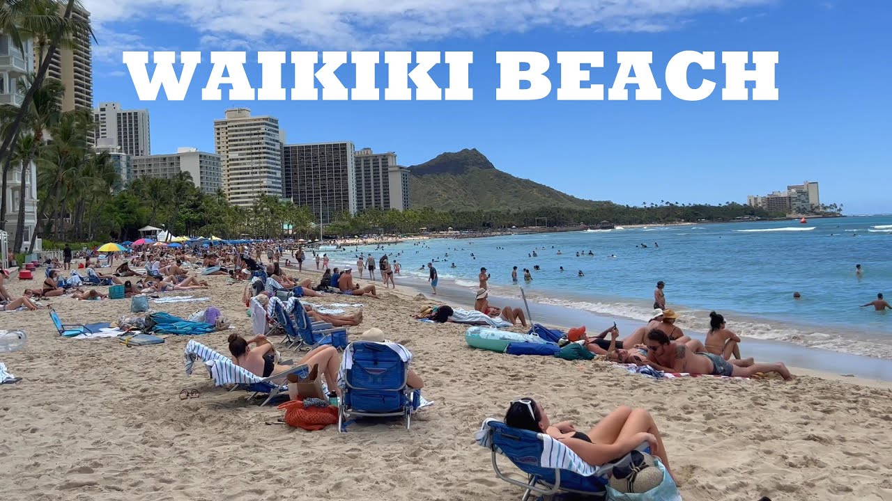Complete Walk of Waikiki Beachfront | Honolulu, Hawaii | ASMR