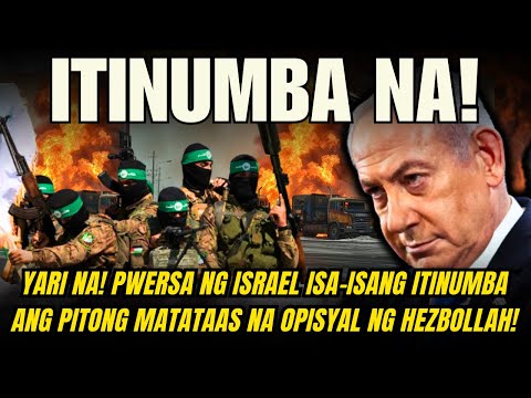 YARI NA! PWERSA NG ISRAEL ISA-ISANG ITINUMBA ANG PITONG MATATAAS NA OPISYAL NG HEZBOLLAH!