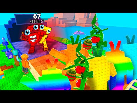 WE BUILT THE BIGGEST GARDEN in Plants vs Brainrots
