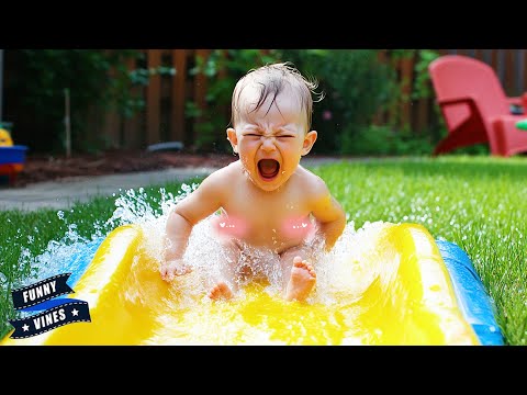 Naughty Babies Making Stupid Things With Water || Funny Vines