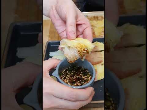햄넣은 배추전
