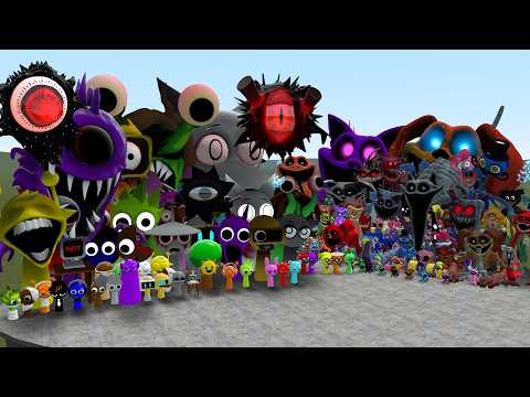 SPRUNKI ALL PHASES VS POPPY PLAYTIME ALL CHAPTERS AND SMILING CRITTERS In Garry's Mod!