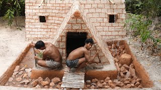 Buildings Secret Underground hole Under House protect from Nuclear