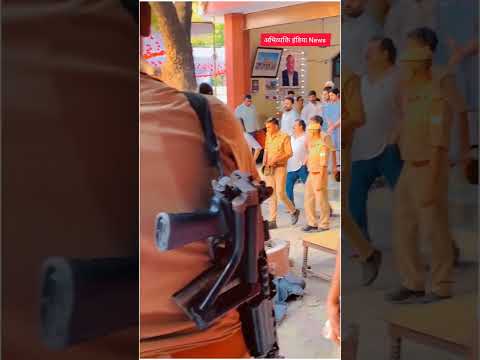 विधायक अब्बास अंसारी सुरक्षा के बीच पहुंचे पैतृक आवास मुहम्मदाबाद
