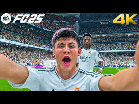 FC 25 - Real Madrid vs Milan | UEFA Champions League Gameplay [4K]