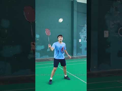 Exam chal raha hai ๐ฅฒ. #badminton #viral #shorts