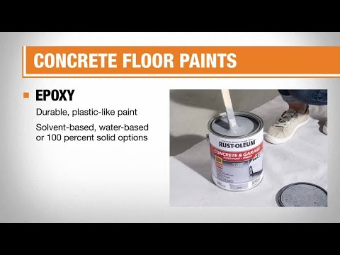 Types of Paints and Stains for Concrete Floors