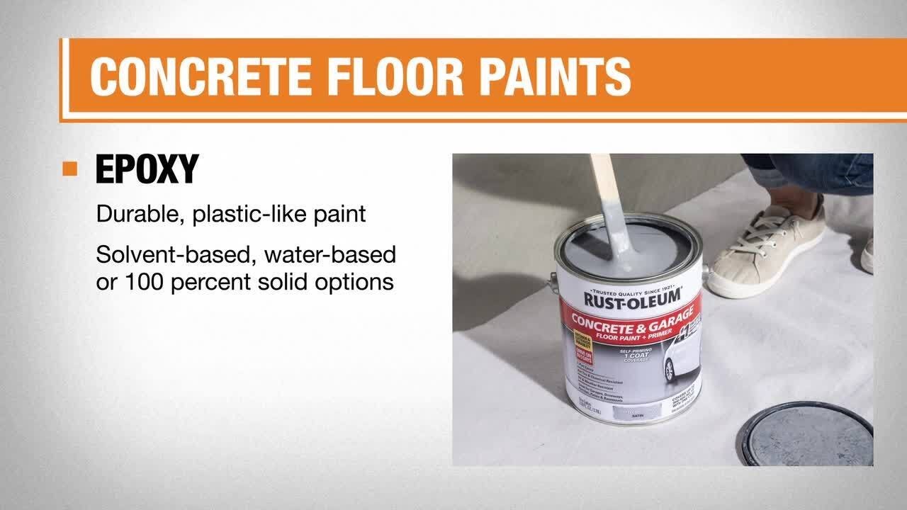 Types of Paints and Stains for Concrete Floors